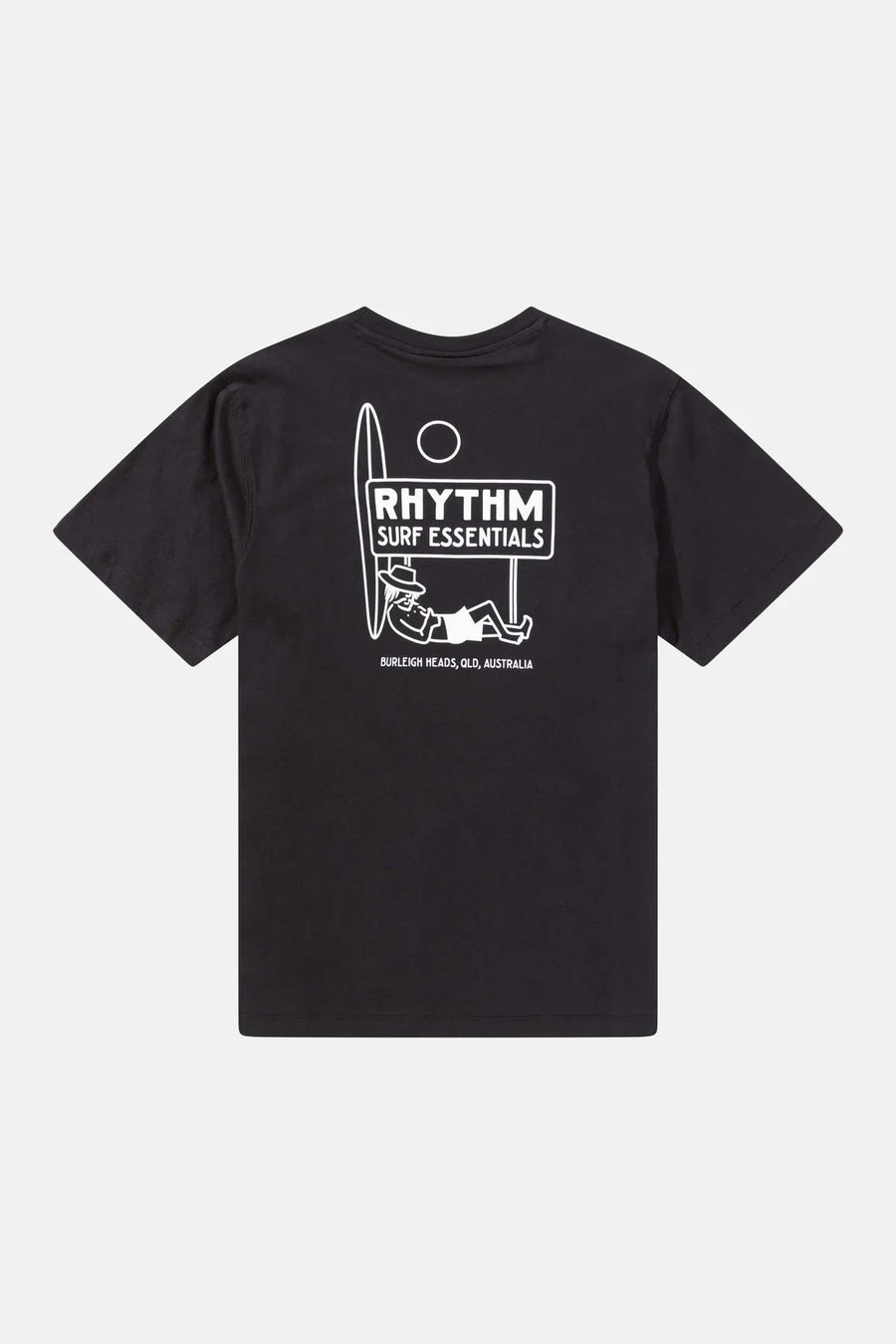 RHYTHM - Siesta Tee in Black