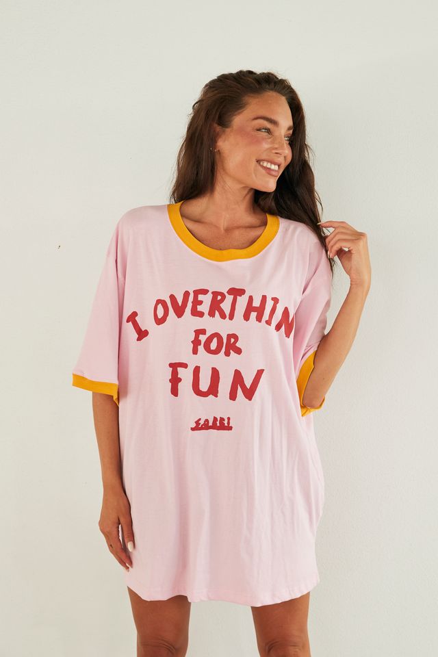 SABBI - The Overthink Tee in Pink