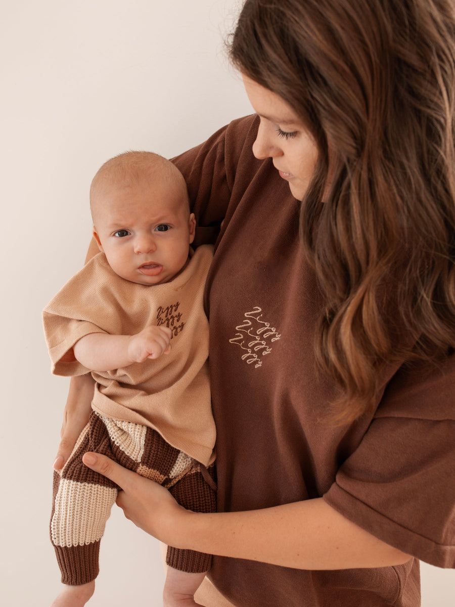 Ziggy Lou - Signature Tee in Chocolate (WOMENS)