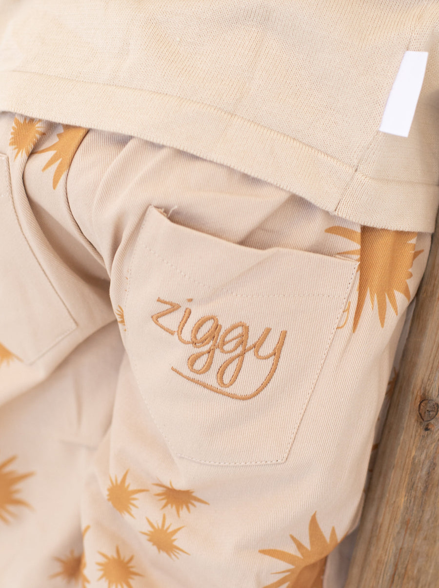 Ziggy Lou - Canvas Pants in Flare
