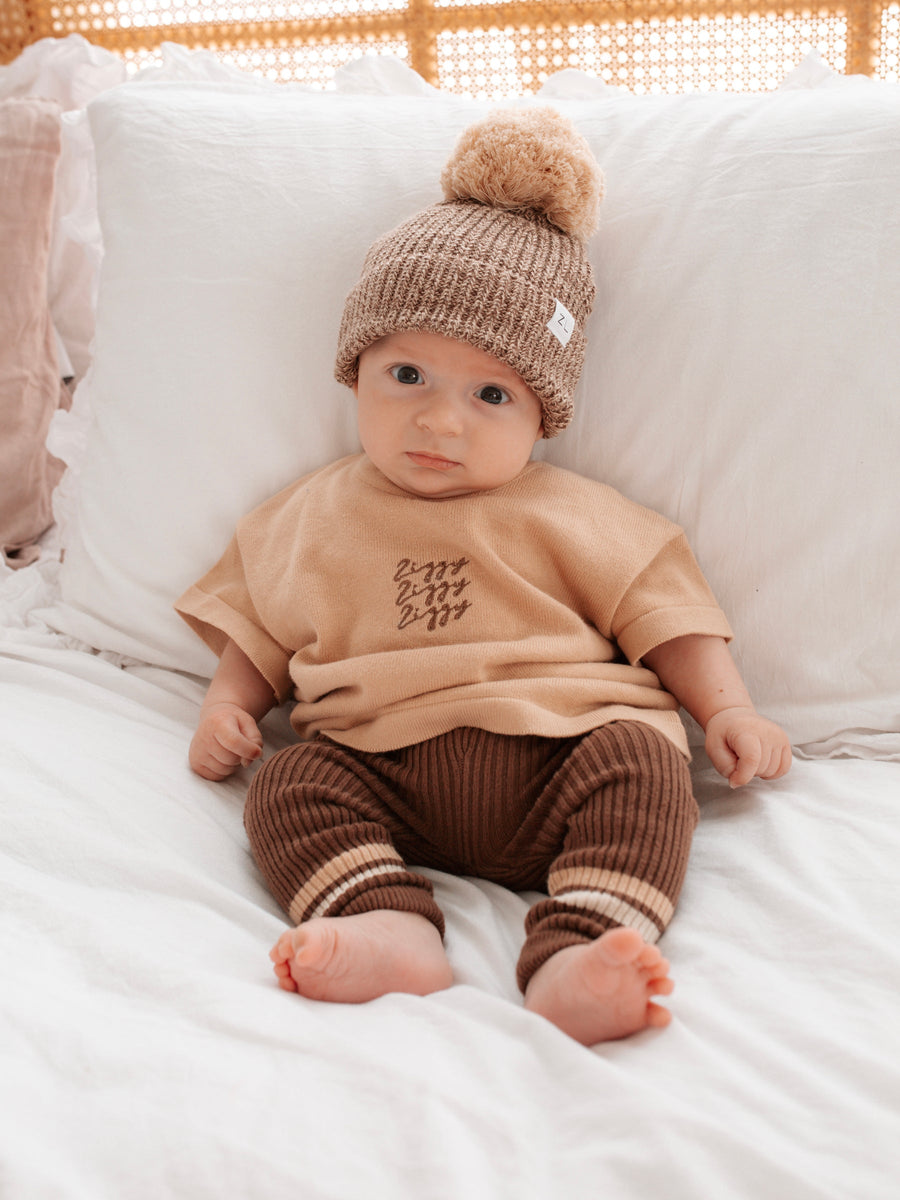 Ziggy Lou - Signature Tee in Pecan (KIDS)