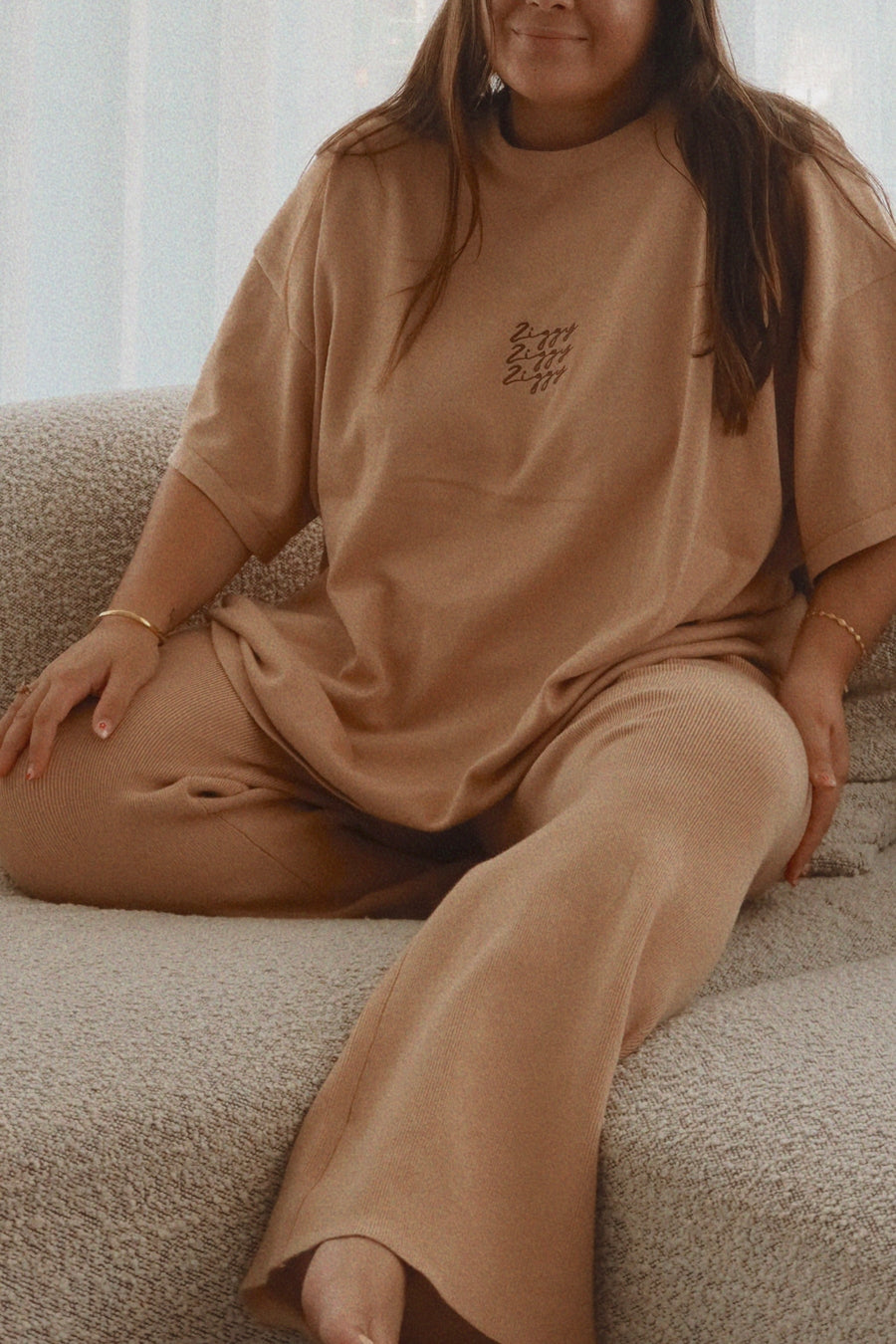 Ziggy Lou - Signature Tee in Pecan (WOMENS)