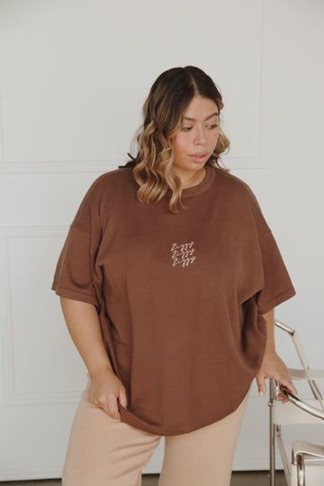 Ziggy Lou - Signature Tee in Chocolate (WOMENS)
