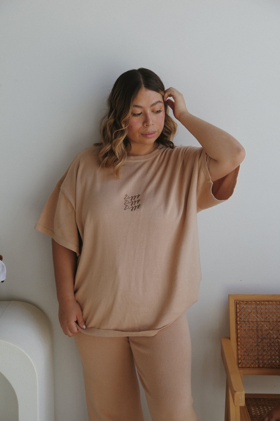Ziggy Lou - Signature Tee in Pecan (WOMENS)