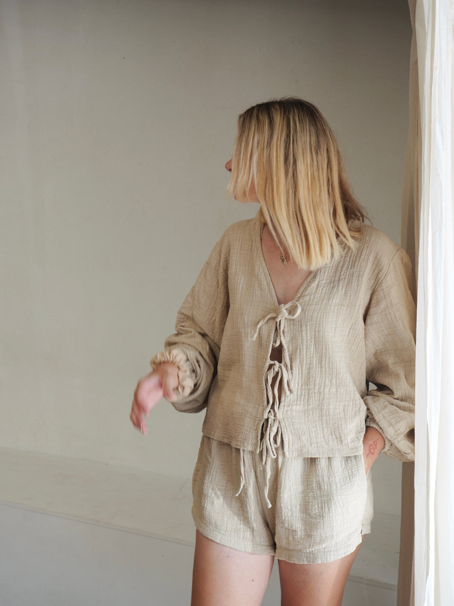Ziggy Lou - Women's Blouse in Pistachio