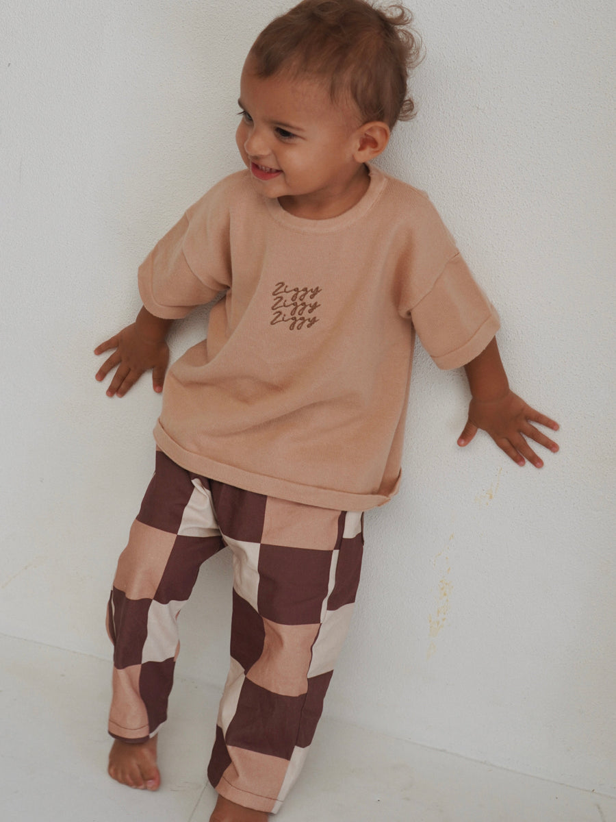 Ziggy Lou - Canvas Pants in Checks