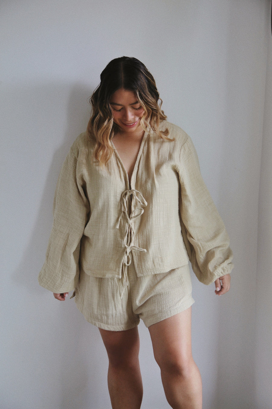 Ziggy Lou - Women's Blouse in Pistachio