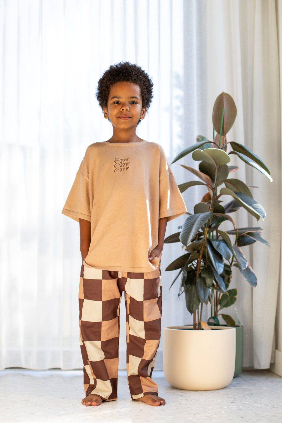 Ziggy Lou - Signature Tee in Pecan (KIDS)