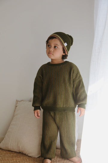 Ziggy Lou - Jumper in Pesto