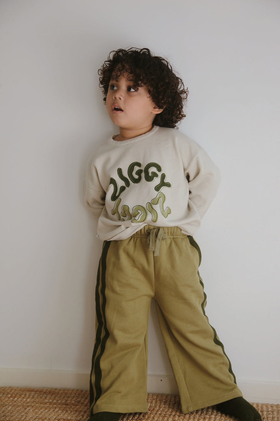 Ziggy Lou - Long Sleeve Tee in Moss