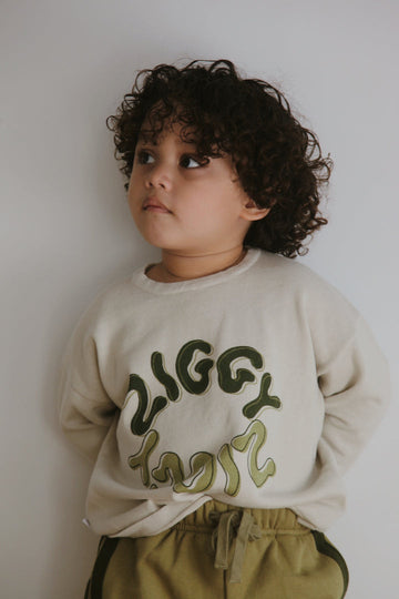 Ziggy Lou - Long Sleeve Tee in Moss