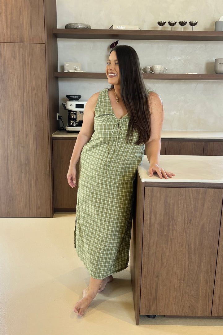 Ziggy Lou - Maya Dress in Thyme (WOMENS)