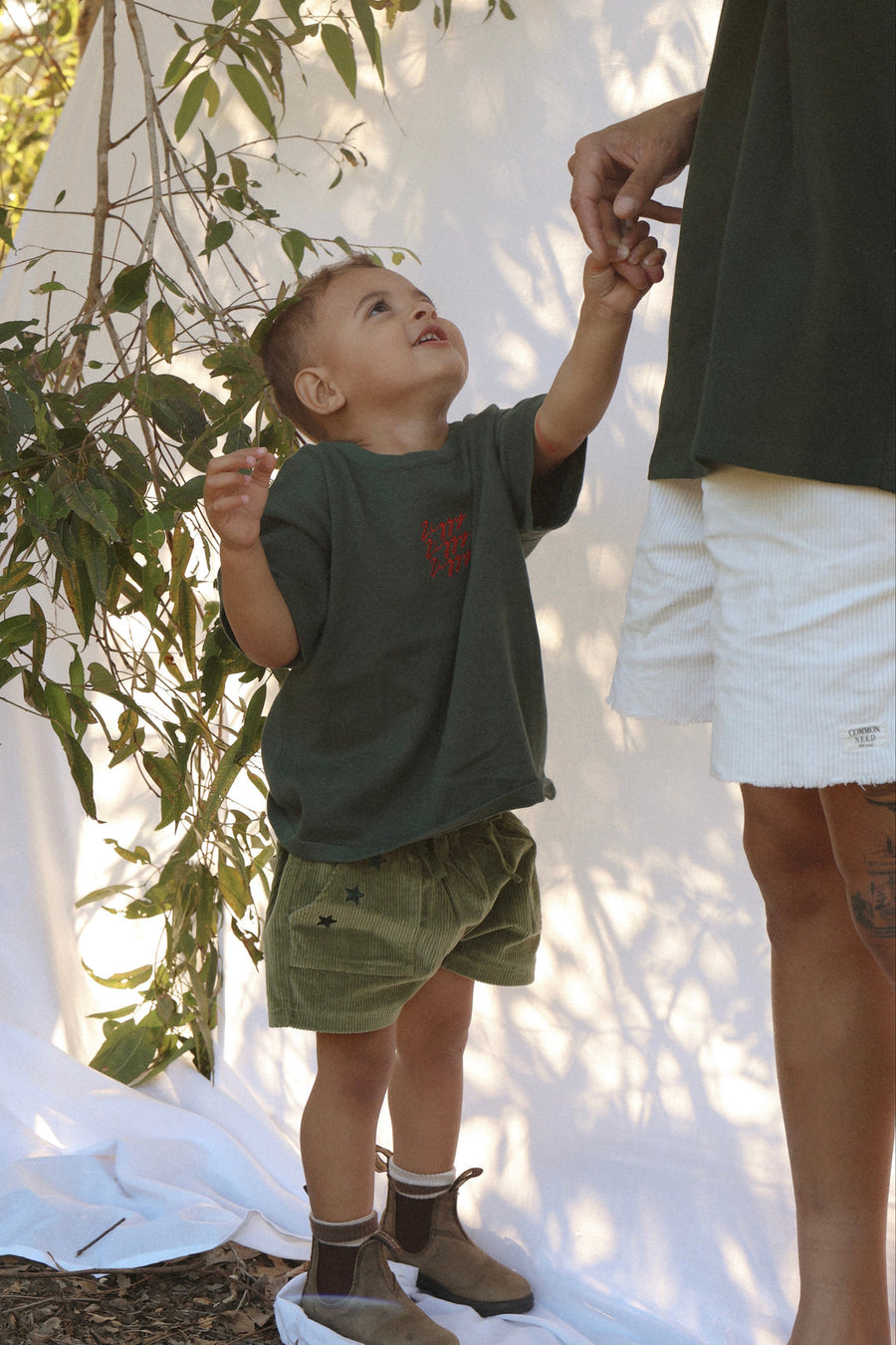 Ziggy Lou - Cord Shorts in Evergreen