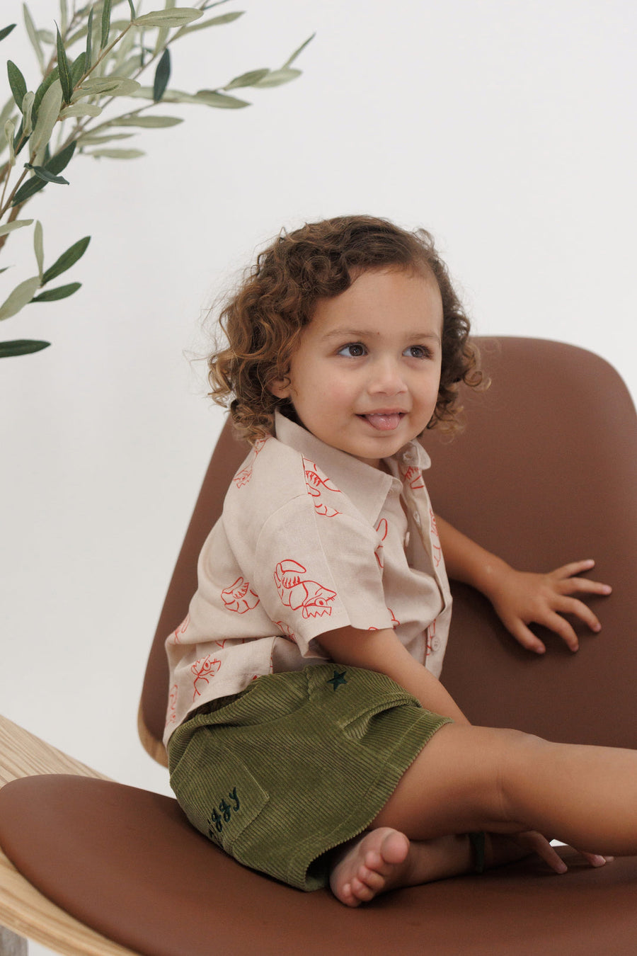 Ziggy Lou - Cord Shorts in Evergreen