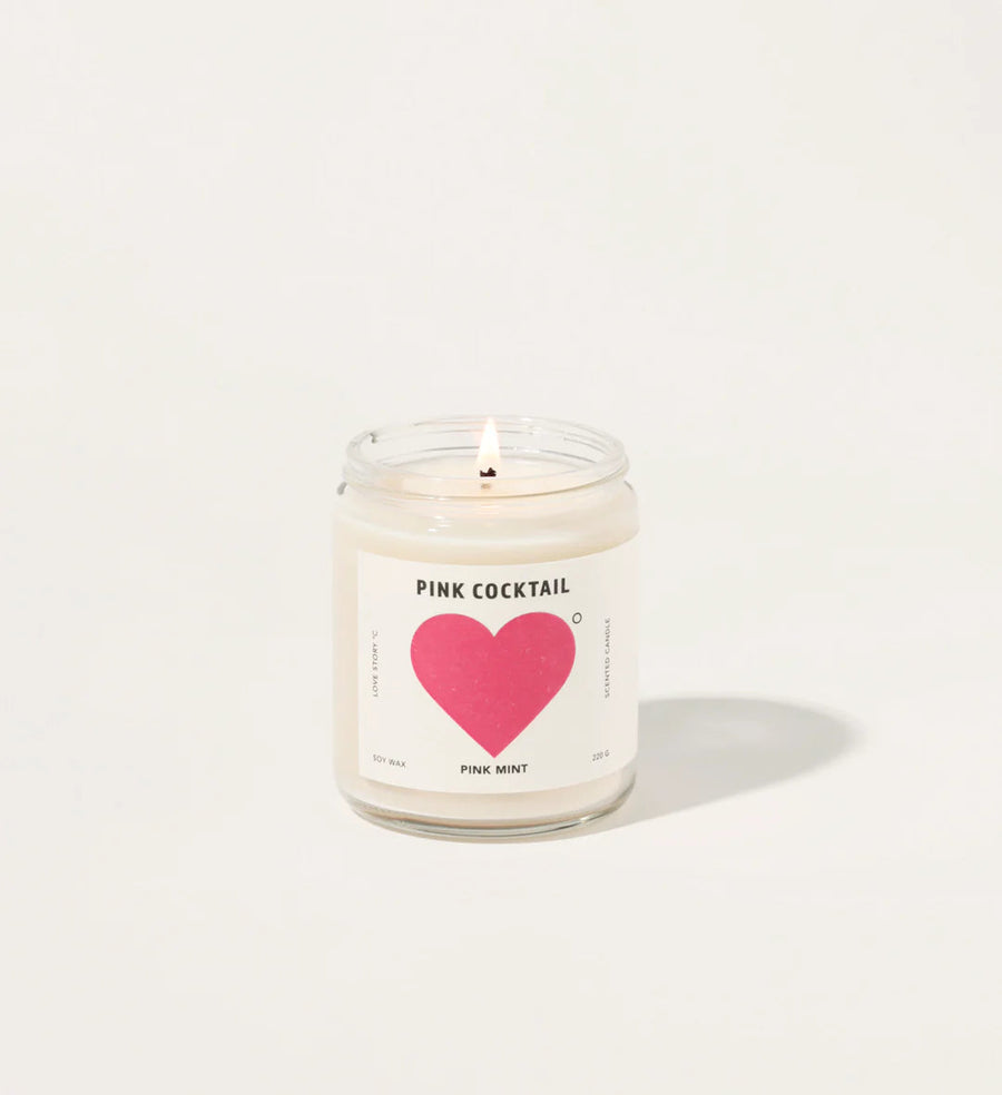 PINKMINT - Love Candle in Pink Cocktail