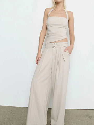 Sovere Priya Pants in Beige