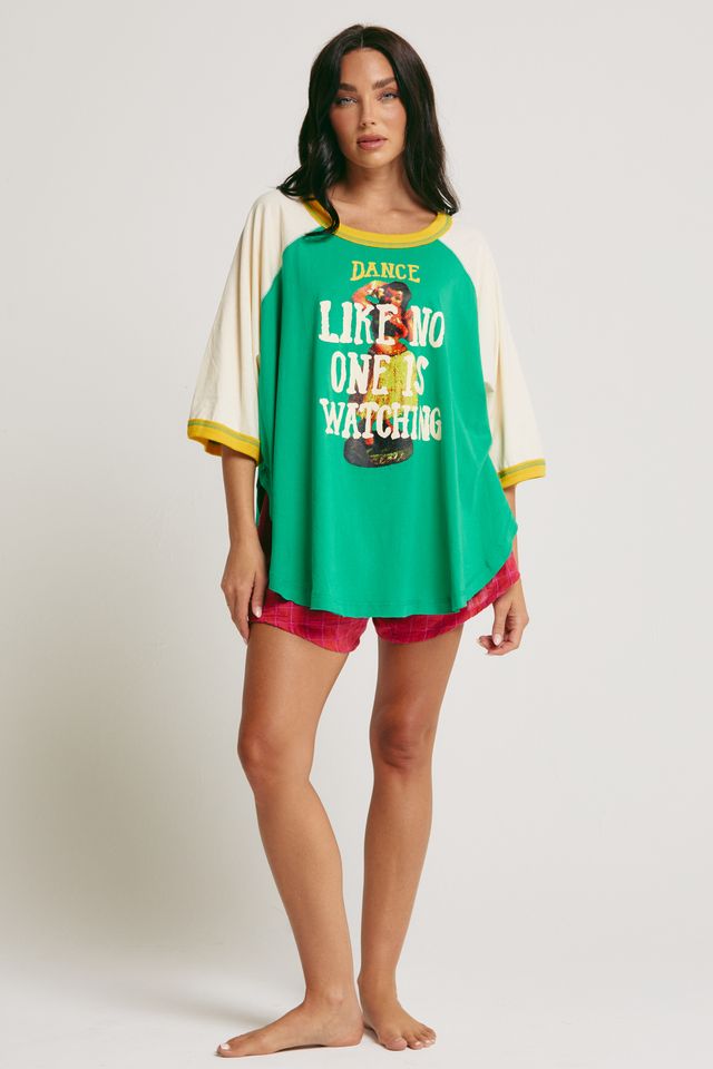 SABBI - The Raglan Dance Tee in Green