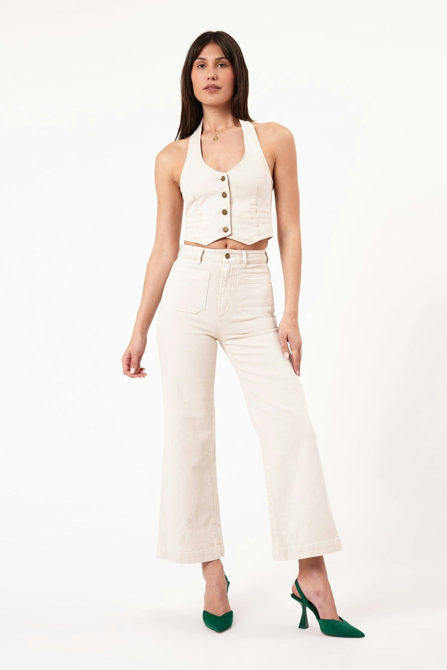 ROLLAS - Womens Sailor Comfort Jean in Off White