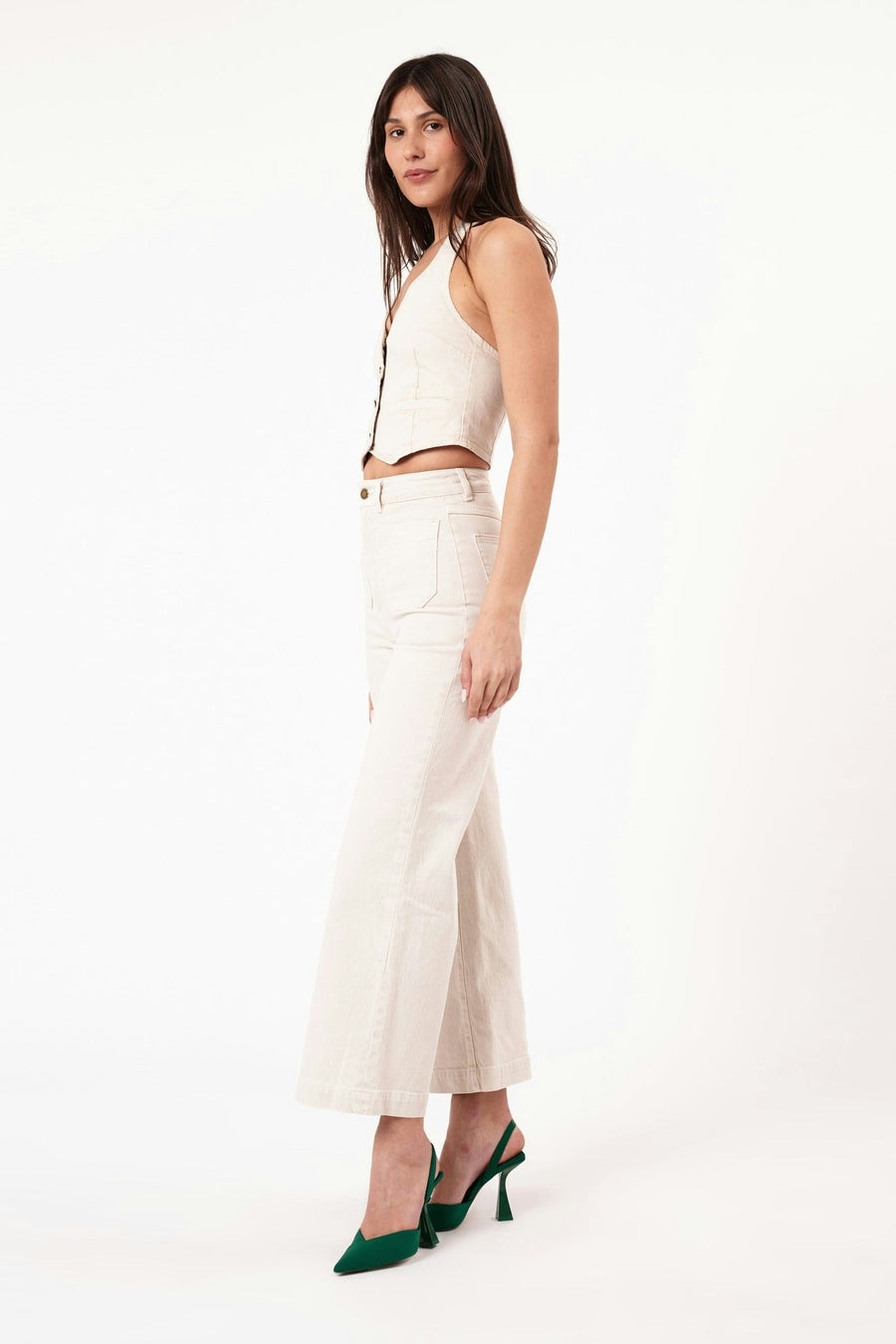 ROLLAS - Womens Sailor Comfort Jean in Off White