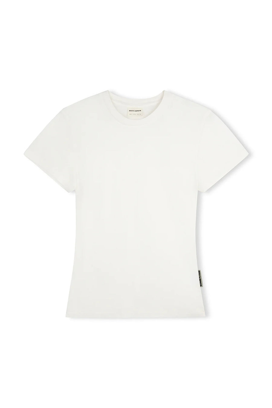 ZULU & ZEPHYR - Rib Hemp Jersey T-Shirt in White