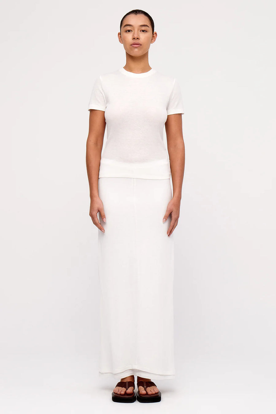 ZULU & ZEPHYR - Rib Hemp Jersey T-Shirt in White