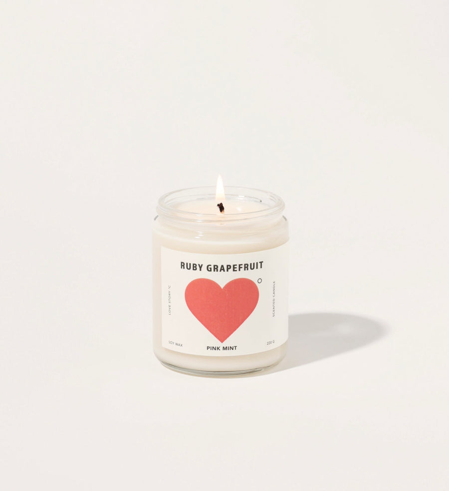 PINKMINT - Love Candle in Ruby Grapefruit