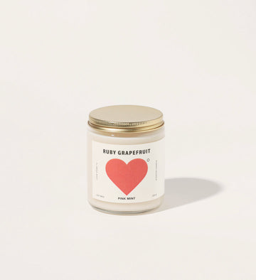PINKMINT - Love Candle in Ruby Grapefruit