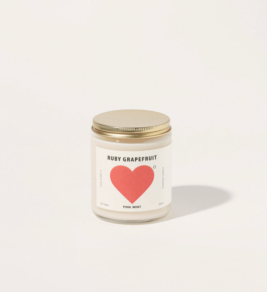 PINKMINT - Love Candle in Ruby Grapefruit