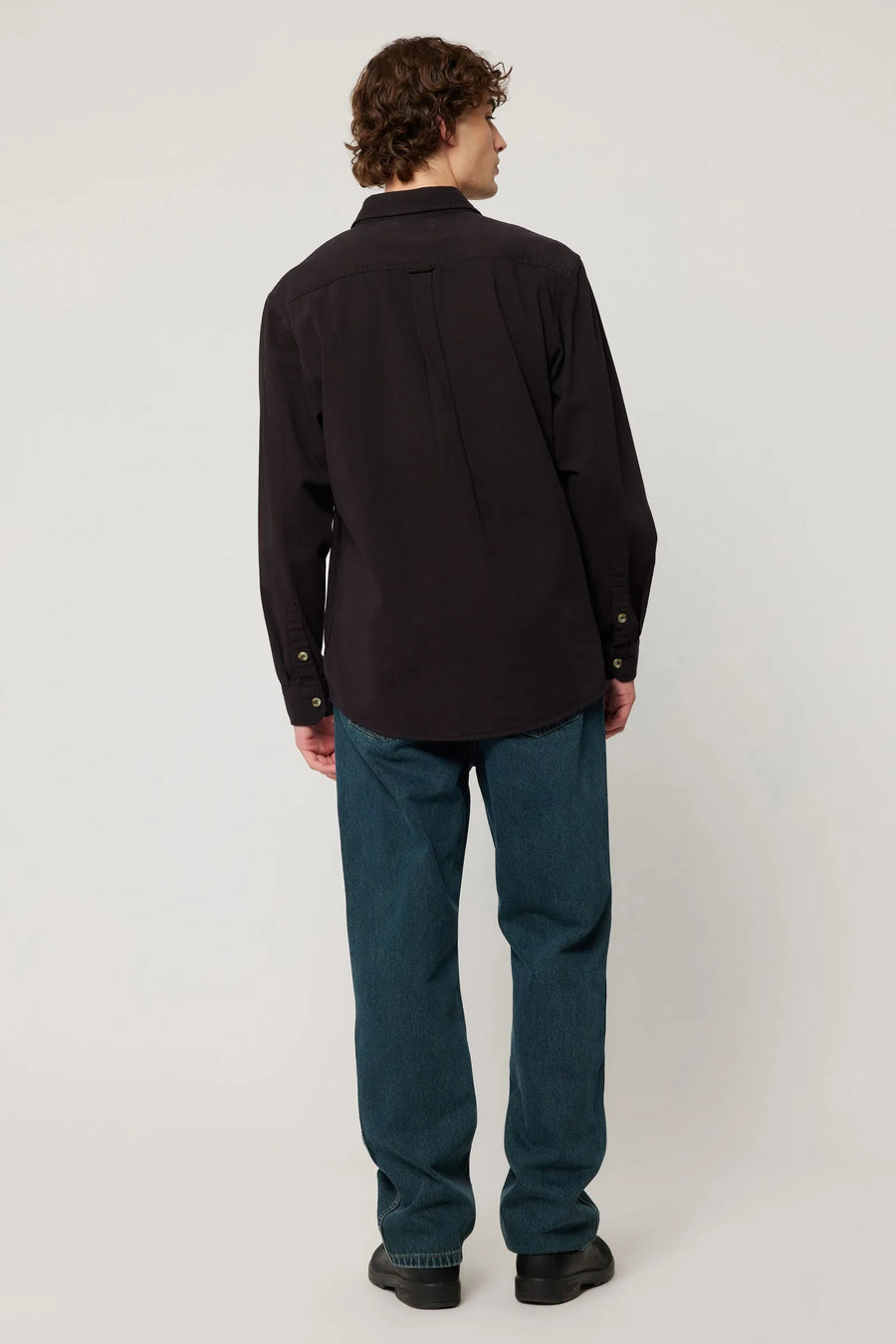 ROLLAS - Trailer Drill Shirt in Black