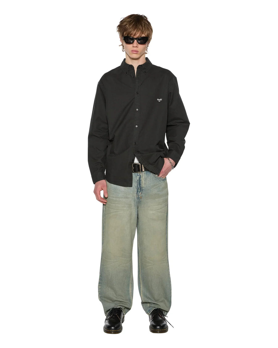 Ksubi - Ksignature Button Down Long Sleeve Shirt in Black