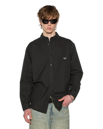 Ksubi - Ksignature Button Down Long Sleeve Shirt in Black