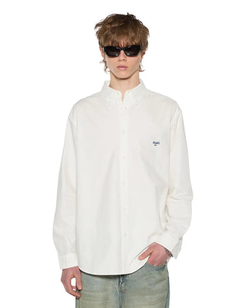 Ksubi - Ksignature Button Down Long Sleeve Shirt in White