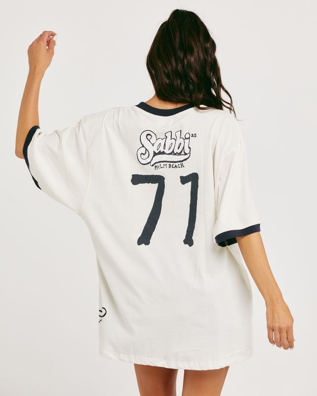 SABBI - The Overthink Tee in Marshmallow