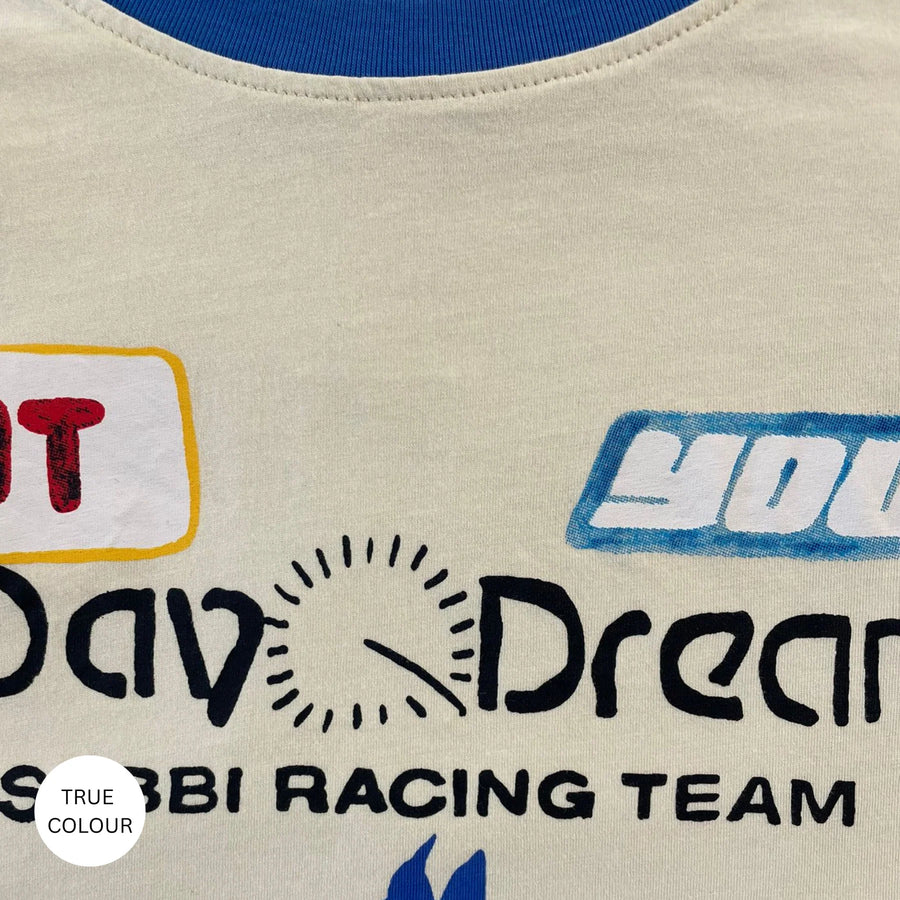 SABBI - The Long Sleeve Don't Quit Your Day Dream Long Sleeve Tee In White + Black