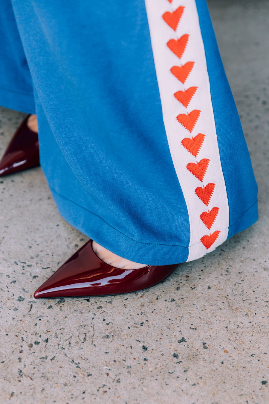 Sabbi - Raving Heart Pants in Blue