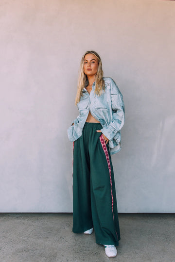 Sabbi - Raving Heart Pants in Green