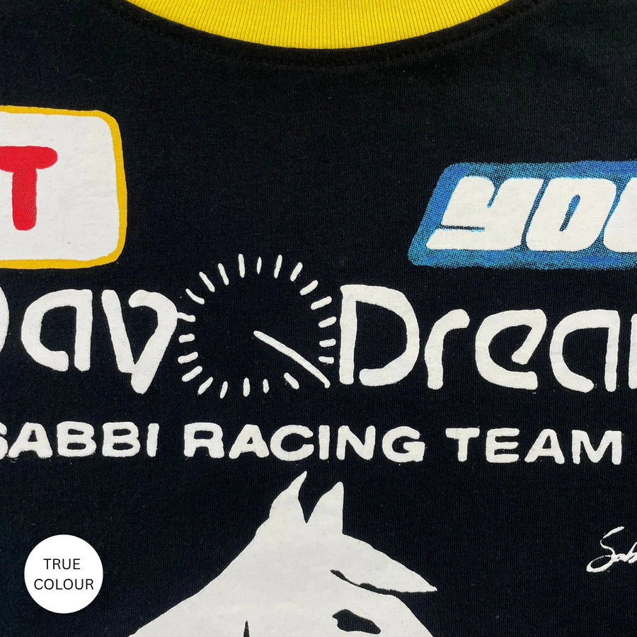 SABBI - The Long Sleeve Don't Quit Your Day Dream Long Sleeve Tee In Black + Yellow