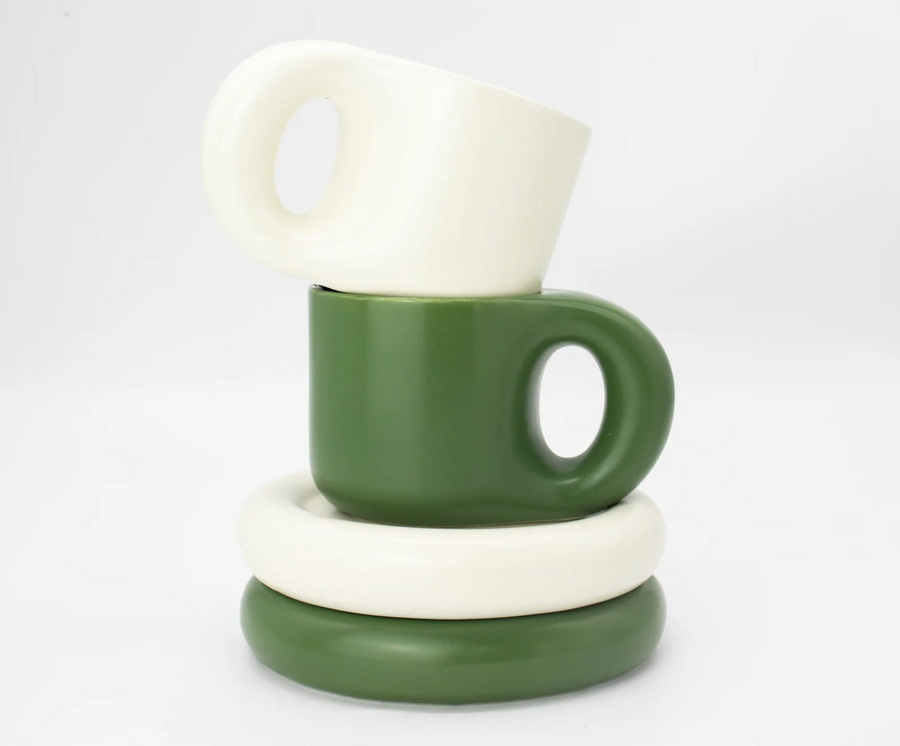 Chubby Mug in Green