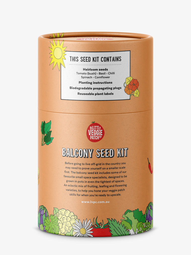 The Little Veggie Patch Co - Balcony Seed Kit (The Small-space Specialist)
