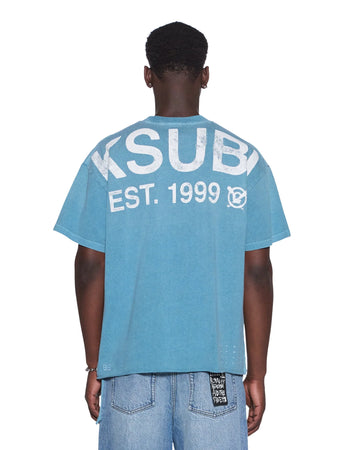 Ksubi - Plated Ekcess SS Tee in Titan