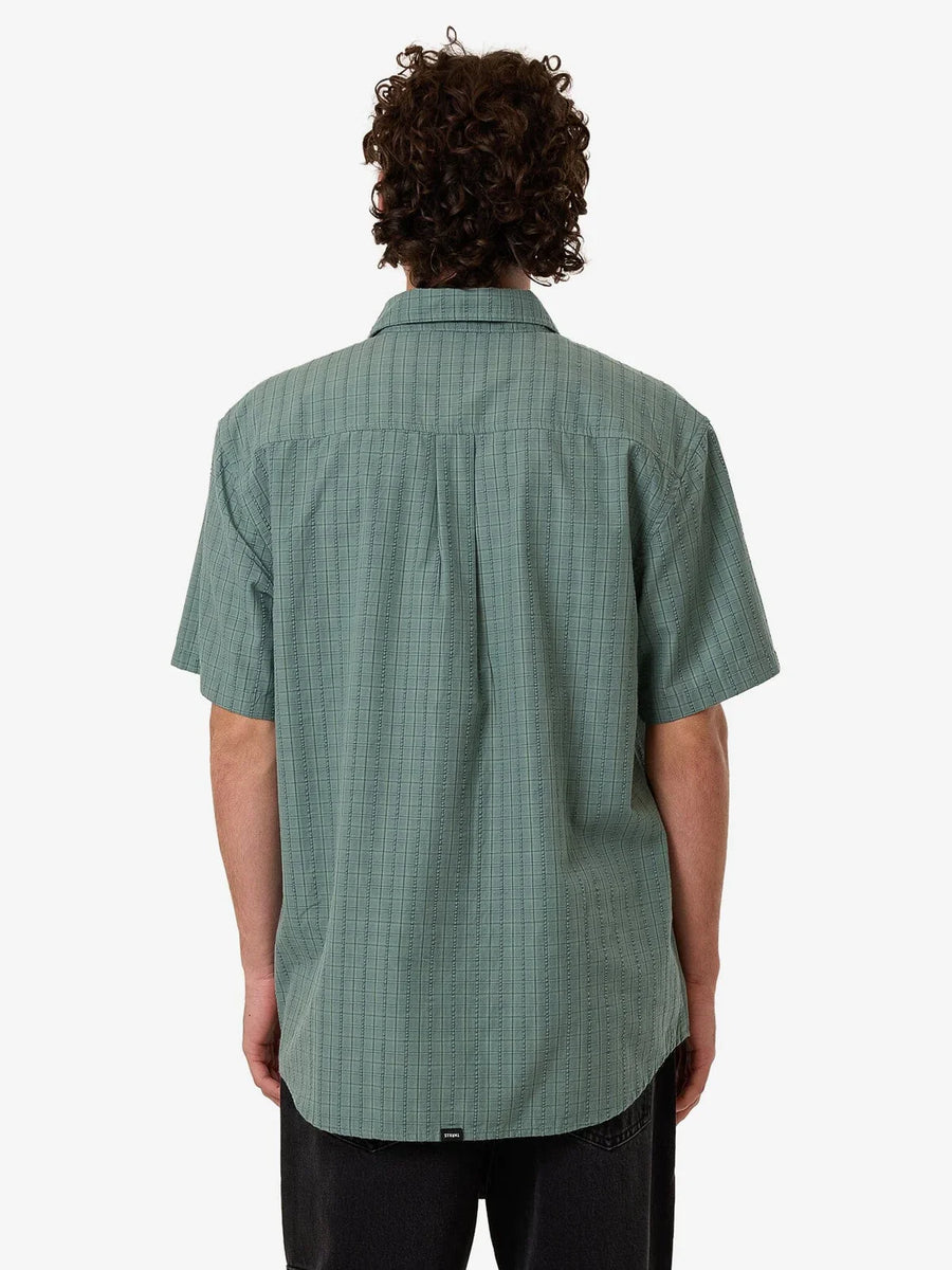 Thrills - Ambient Connections Shirt in Chinois Short Sleeve Shirt in Chinois Green