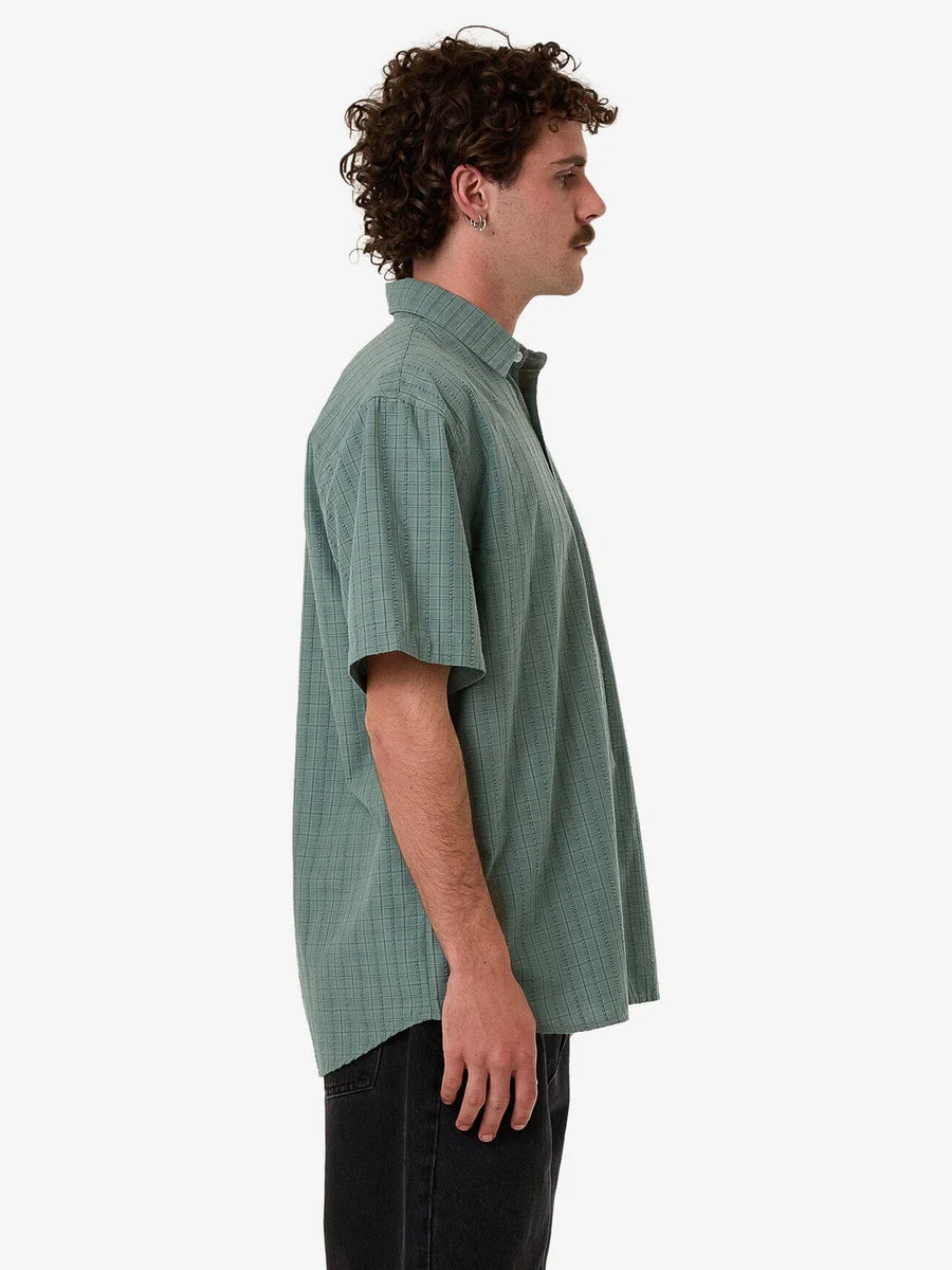 Thrills - Ambient Connections Shirt in Chinois Short Sleeve Shirt in Chinois Green