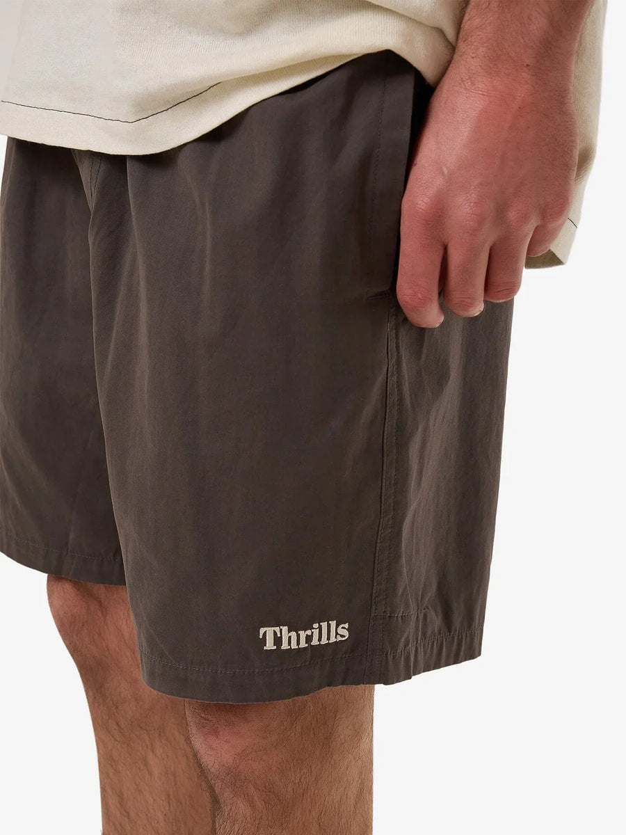 Thrills - Thrills Forever Volley Short in Merch Black