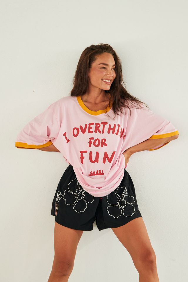 SABBI - The Overthink Tee in Pink