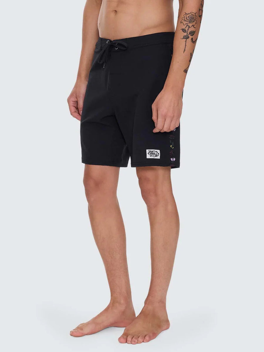 Thrills -Beauty Around Us Boardshort in Black