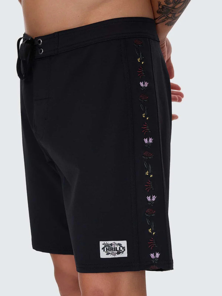 Thrills -Beauty Around Us Boardshort in Black