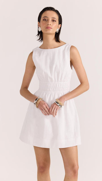 Staple the Label - Athena Halter Midi Dress in White