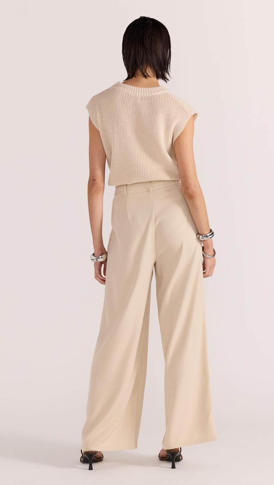 Staple the Label - Hayden Wide Leg Pant in Beige