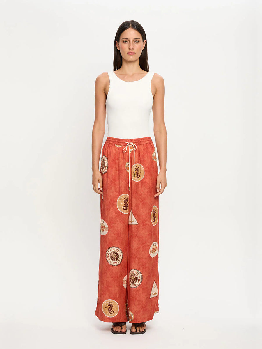 Kivari - Vacanza Pant in Red