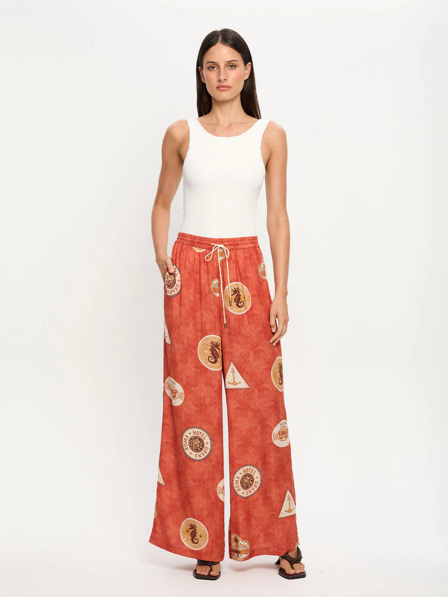 Kivari - Vacanza Pant in Red